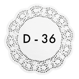 Ажурные салфетки D-36 см (250 шт.упак)