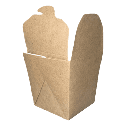Коробка ВОК для лапши 460 мл КРАФТ 102*89*102 ECO NOODLES