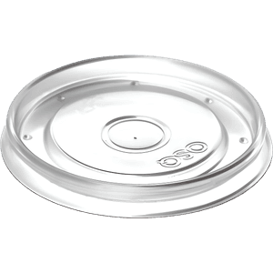 Крышка к контейнеру супнице OSQ Round Bowl PP D-100 Пластиковая, плоская