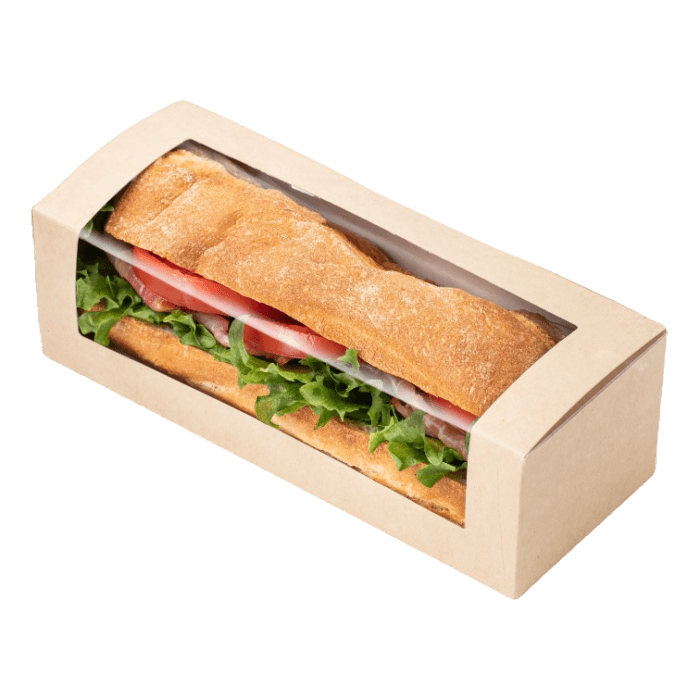Упаковка бумажная OSQ BAGUETTE BOX 260*80*60 мм, Крафт ECO Упаковка бумажная OSQ BAGUETTE BOX 260*80*60 мм, Крафт ECO