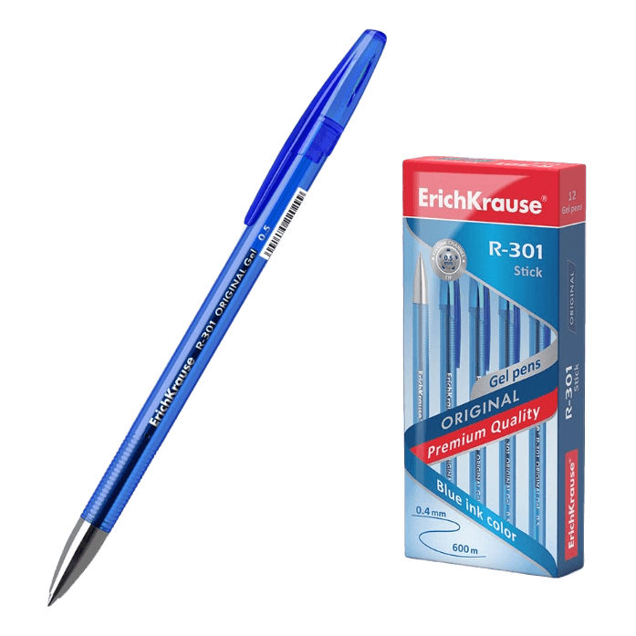 Ручка гелевая 0,5 мм СИНЯЯ R-301 Original Gel Ручка гелевая 0,5 мм СИНЯЯ R-301 Original Gel