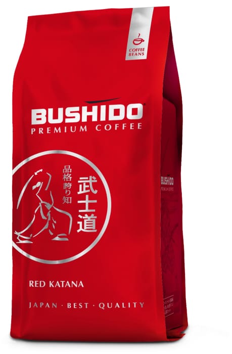 Кофе в зернах 1000 гр "Bushido" Original, красная уп. Кофе в зернах 1000 гр "Bushido" Original, красная уп.
