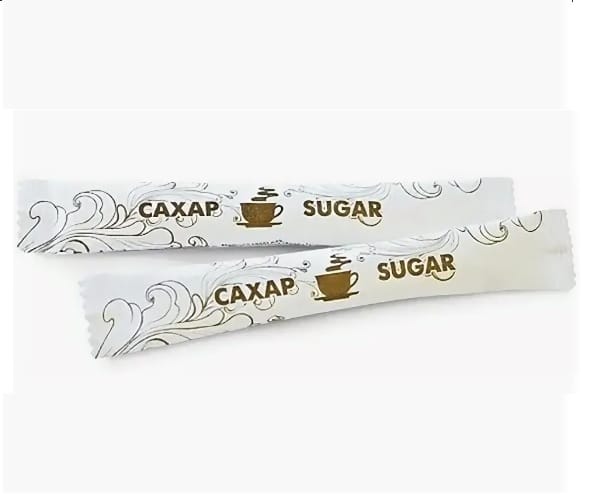 Сахар в стике 5г/10кг (2000 шт.кор), Белый Сахар в стике 5г/10кг (2000 шт.кор), Белый